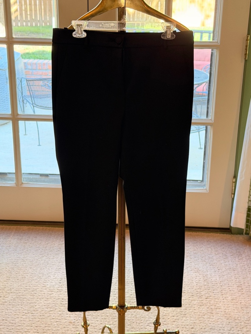 J. Crew Black High-Rise Cameron Pants